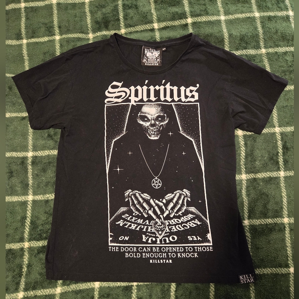 Killstar Black 'Spiritus' Graphic Tee Shirt